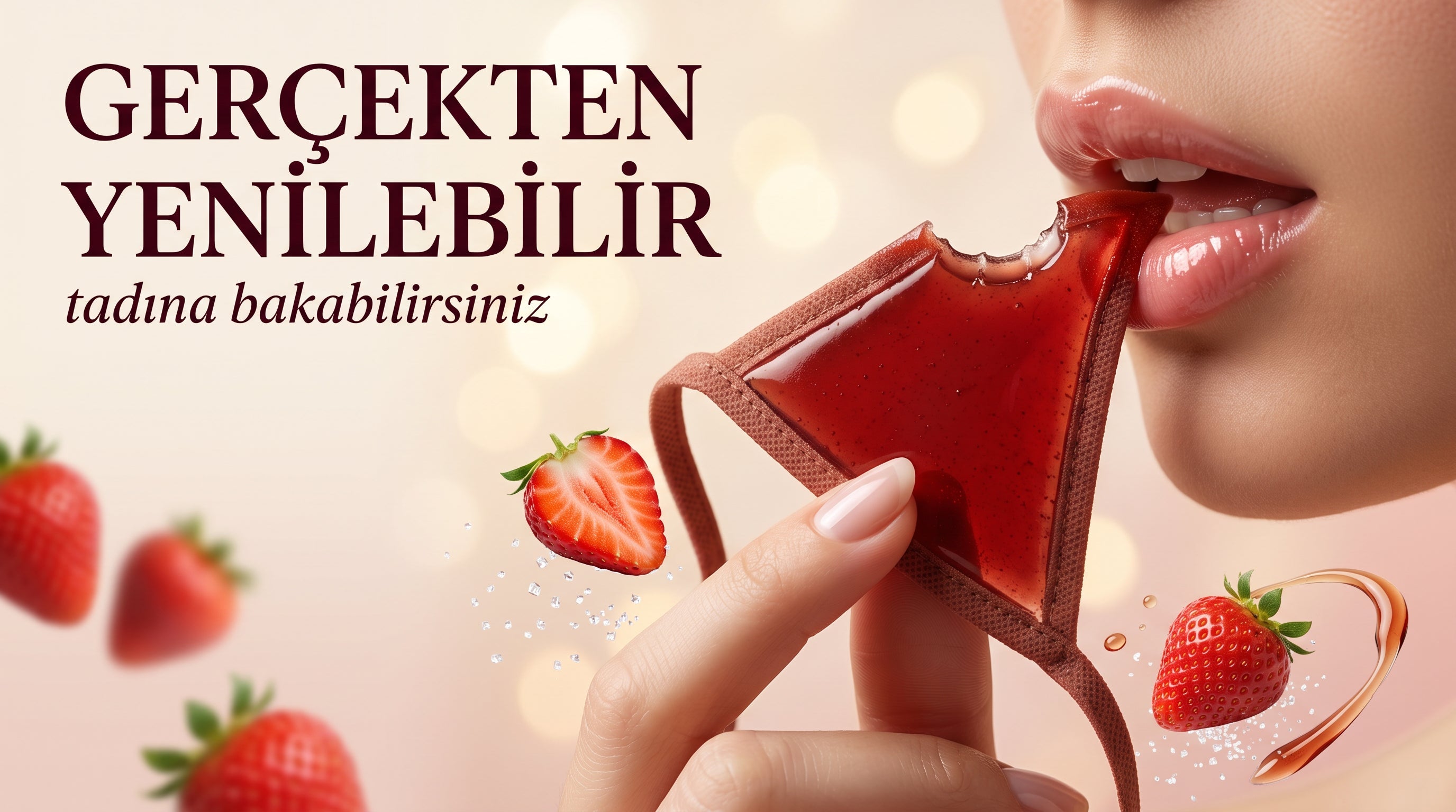 Gerçekten yenilebilir jelibon iç çamaşırı