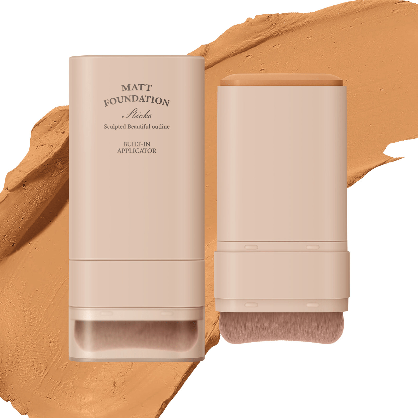 Matte Stick Foundation with Built-in Brush - Makeup from EWONAR | Best for Beauty & Hair Styling