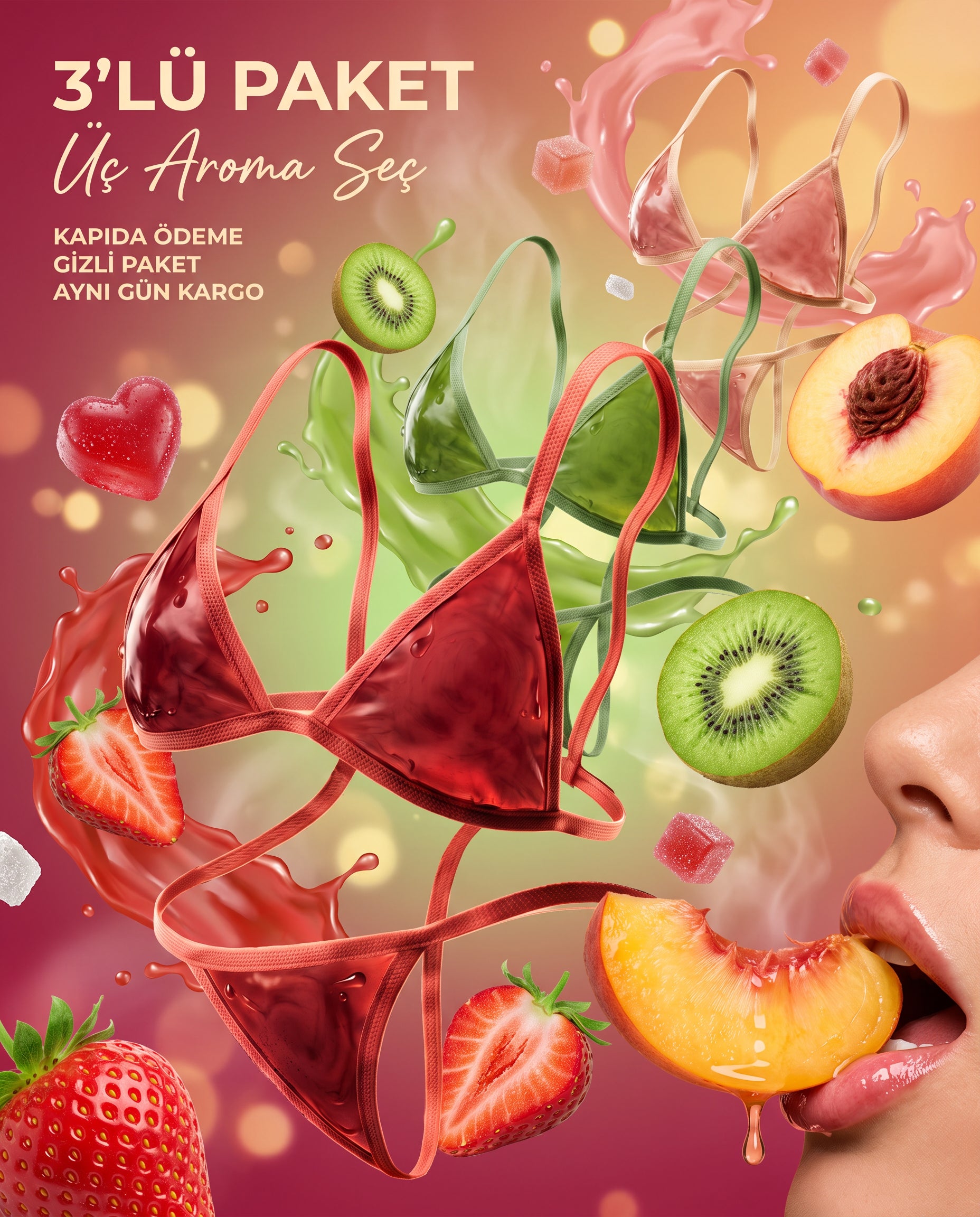 3'lü paket — üç aroma seçin