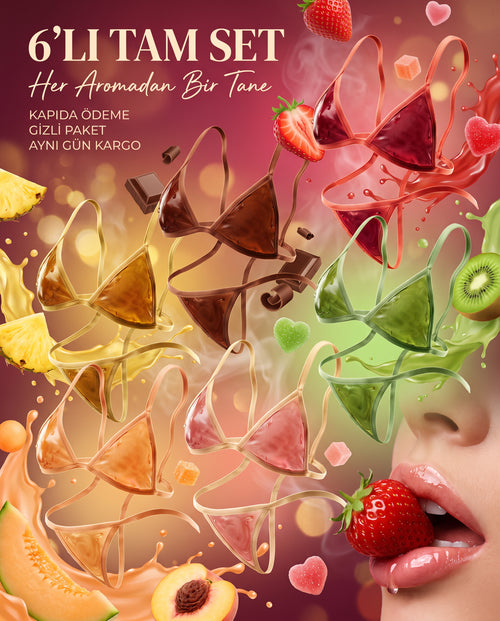 6'lı tam set — her aromadan bir tane